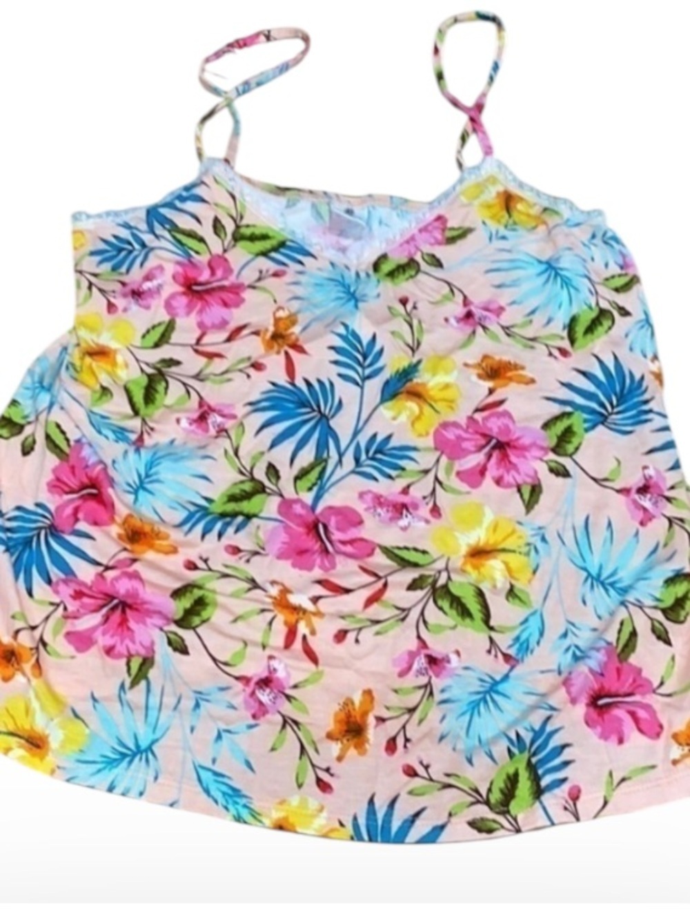 Cozy‎ Rozy cami NEW pj top spaghetti strap floral lace